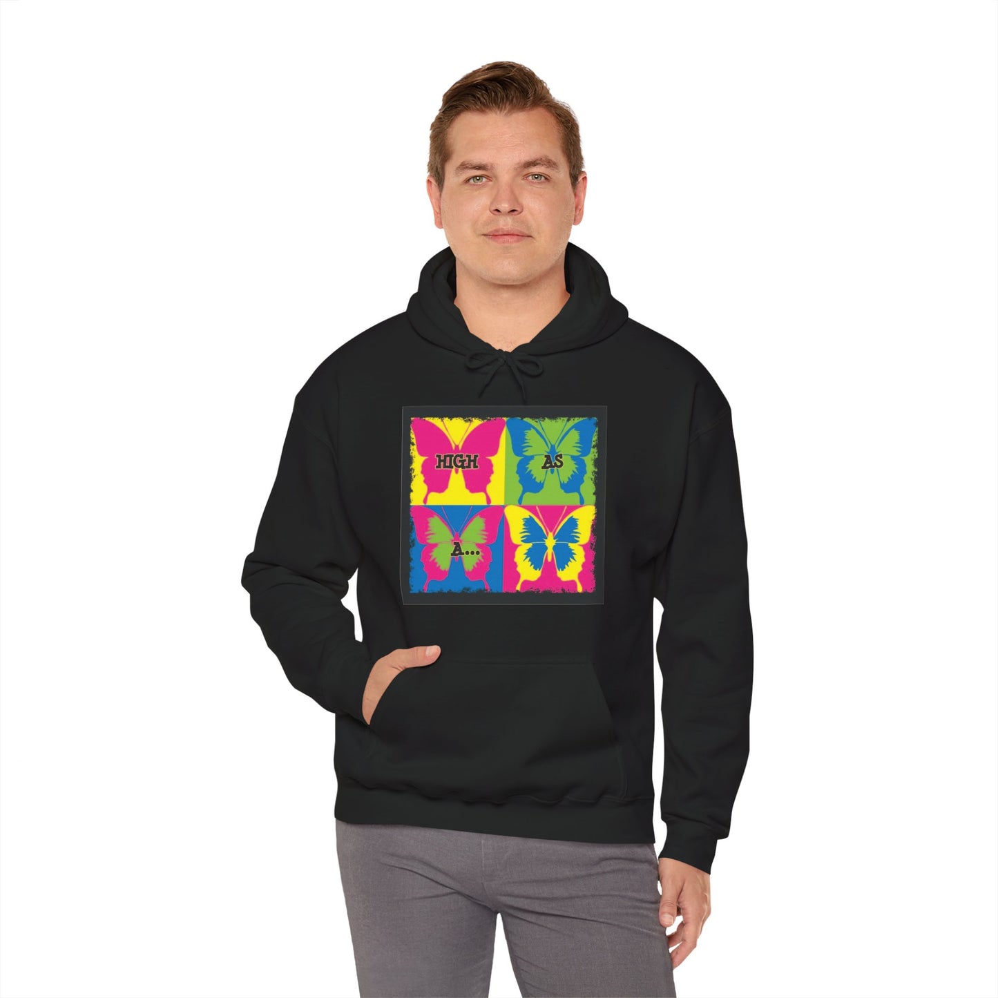 Classic Stoner Girl® High as a Butterfly Hooded Sweatshirt