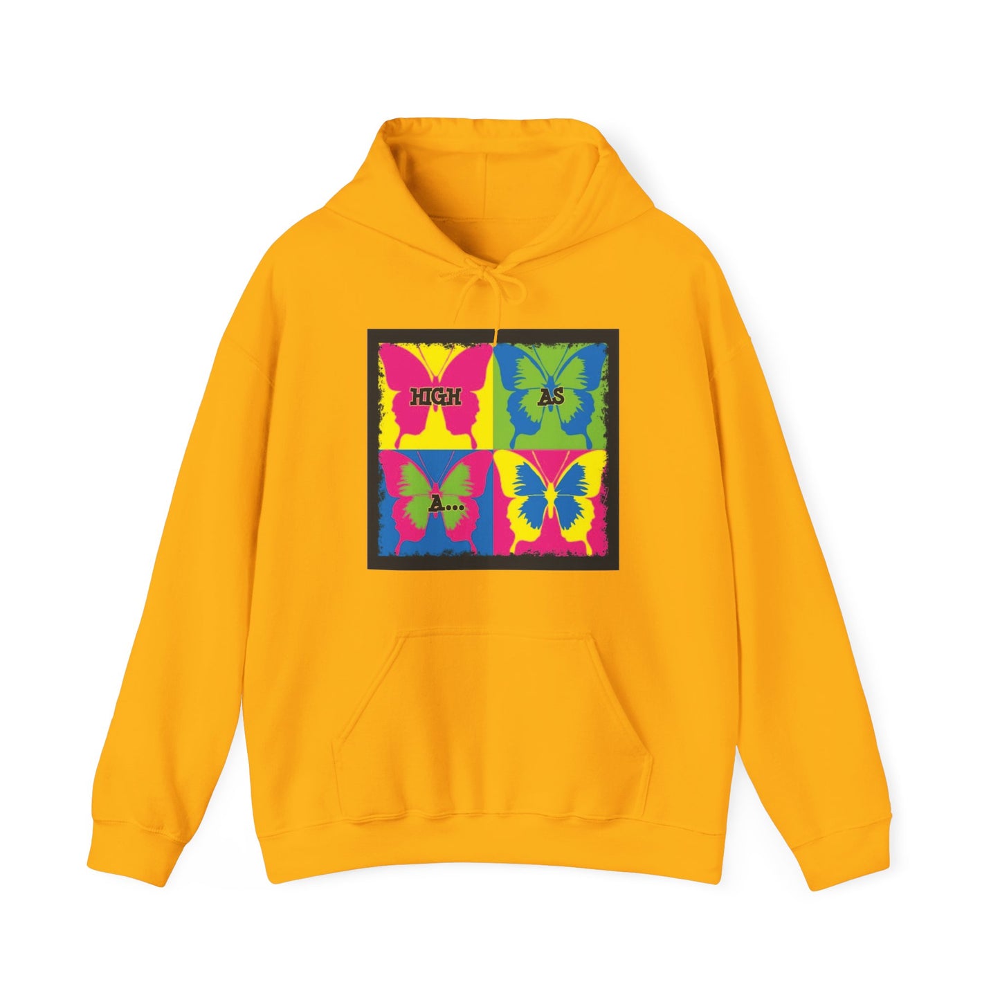 Classic Stoner Girl® High as a Butterfly Hooded Sweatshirt