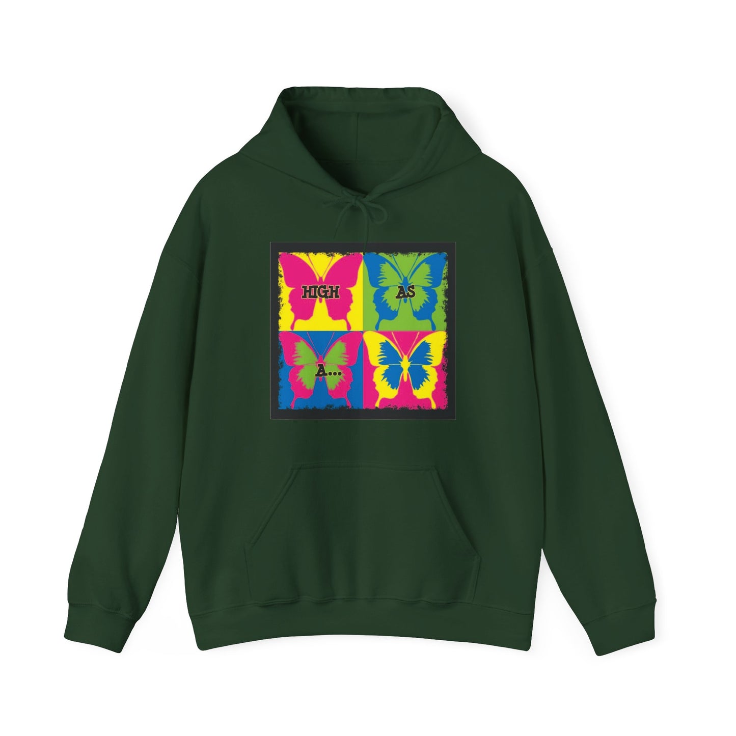 Classic Stoner Girl® High as a Butterfly Hooded Sweatshirt