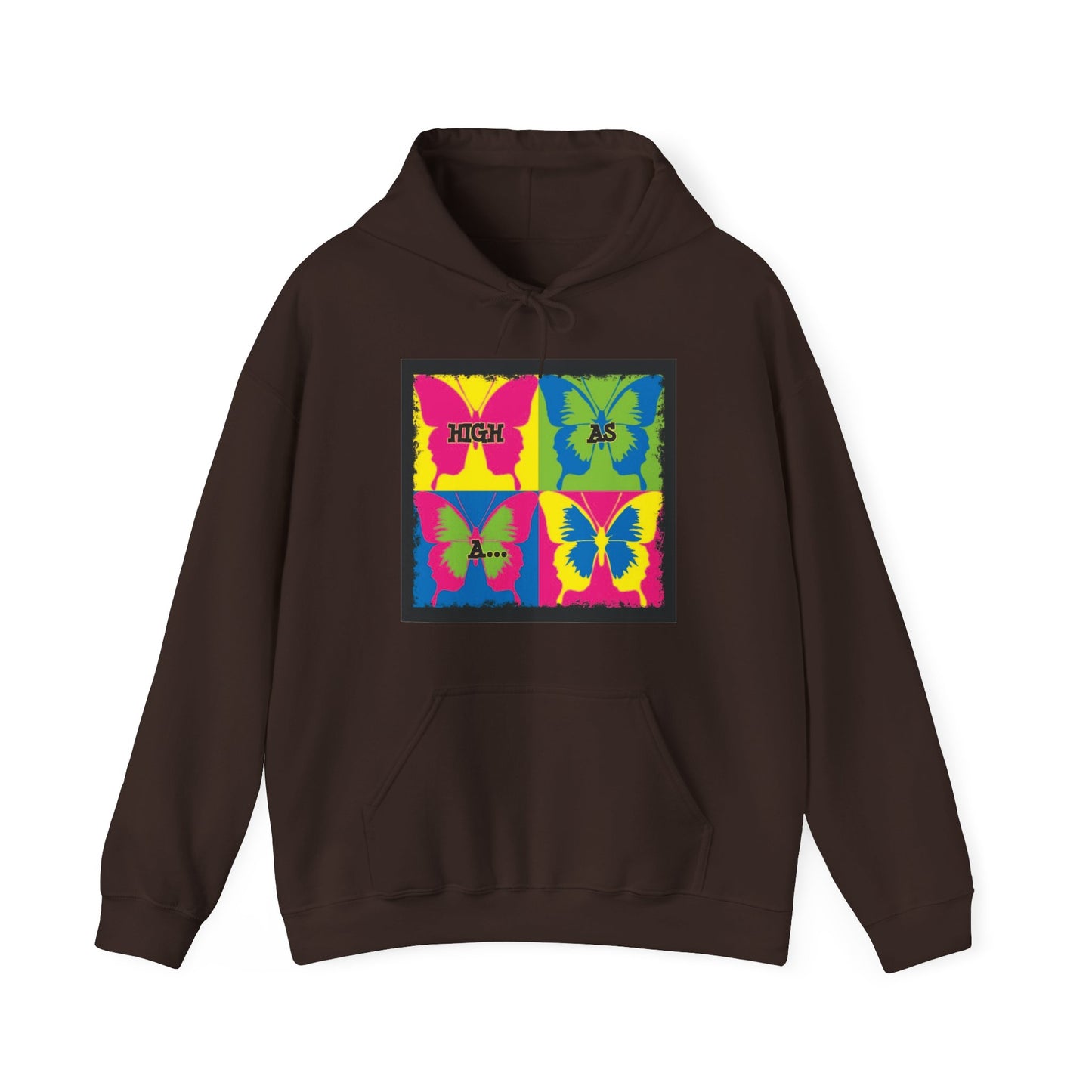 Classic Stoner Girl® High as a Butterfly Hooded Sweatshirt