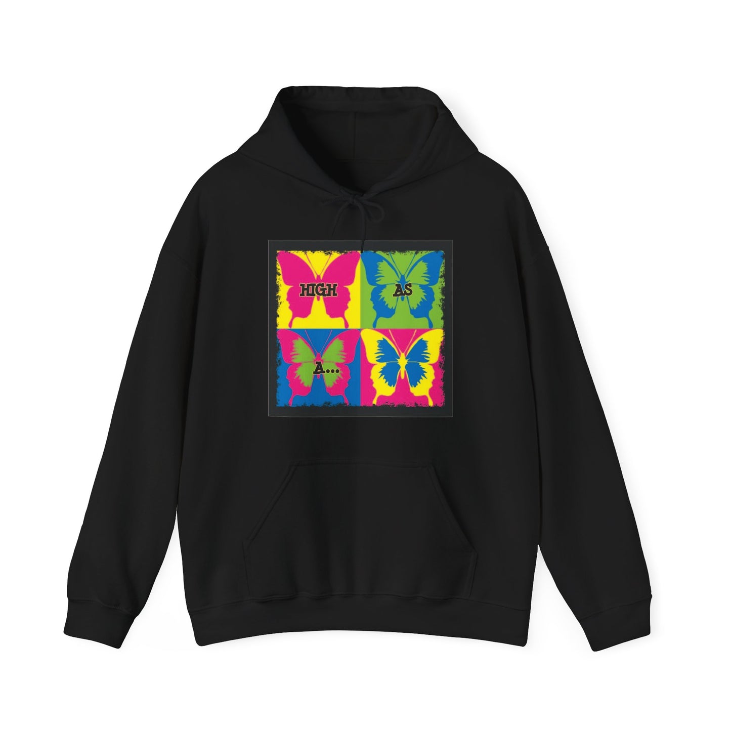 Classic Stoner Girl® High as a Butterfly Hooded Sweatshirt