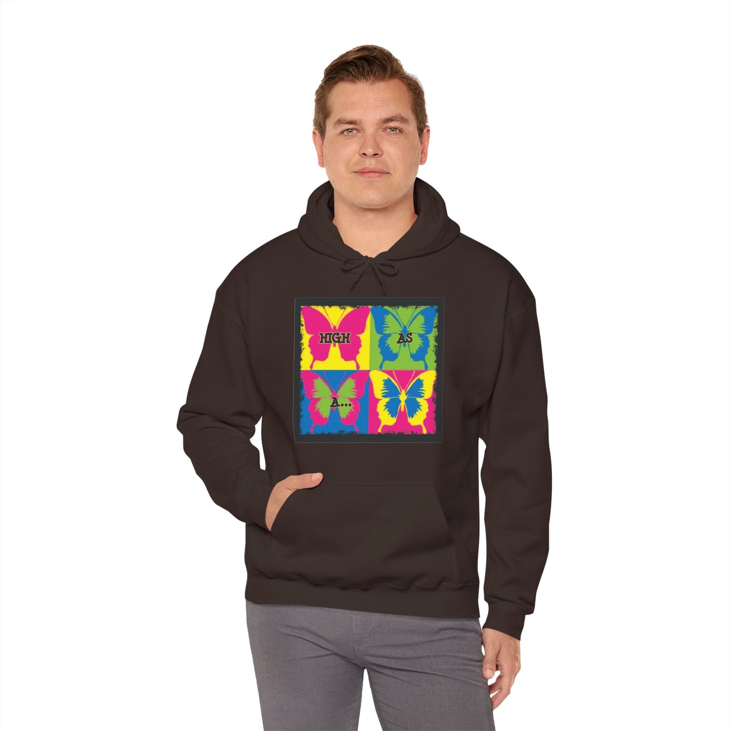 Classic Stoner Girl® High as a Butterfly Hooded Sweatshirt