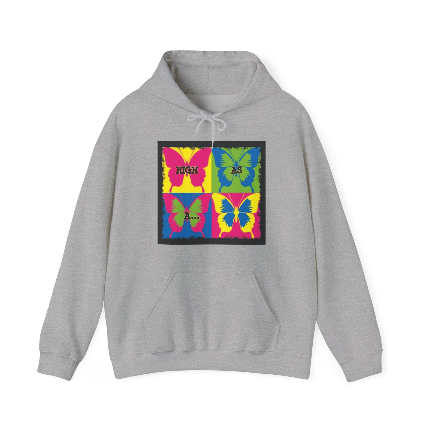 Classic Stoner Girl® High as a Butterfly Hooded Sweatshirt