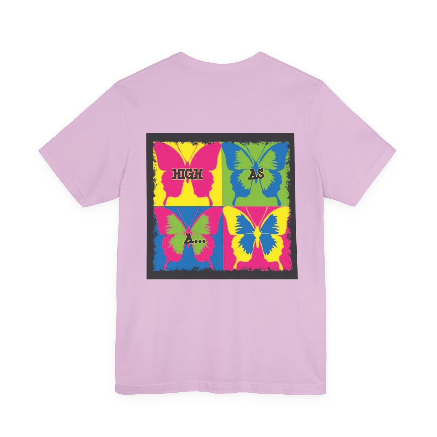 Stoner Girl  Pop Art T-Shirt — "High As Butterflies" Graphic Tee