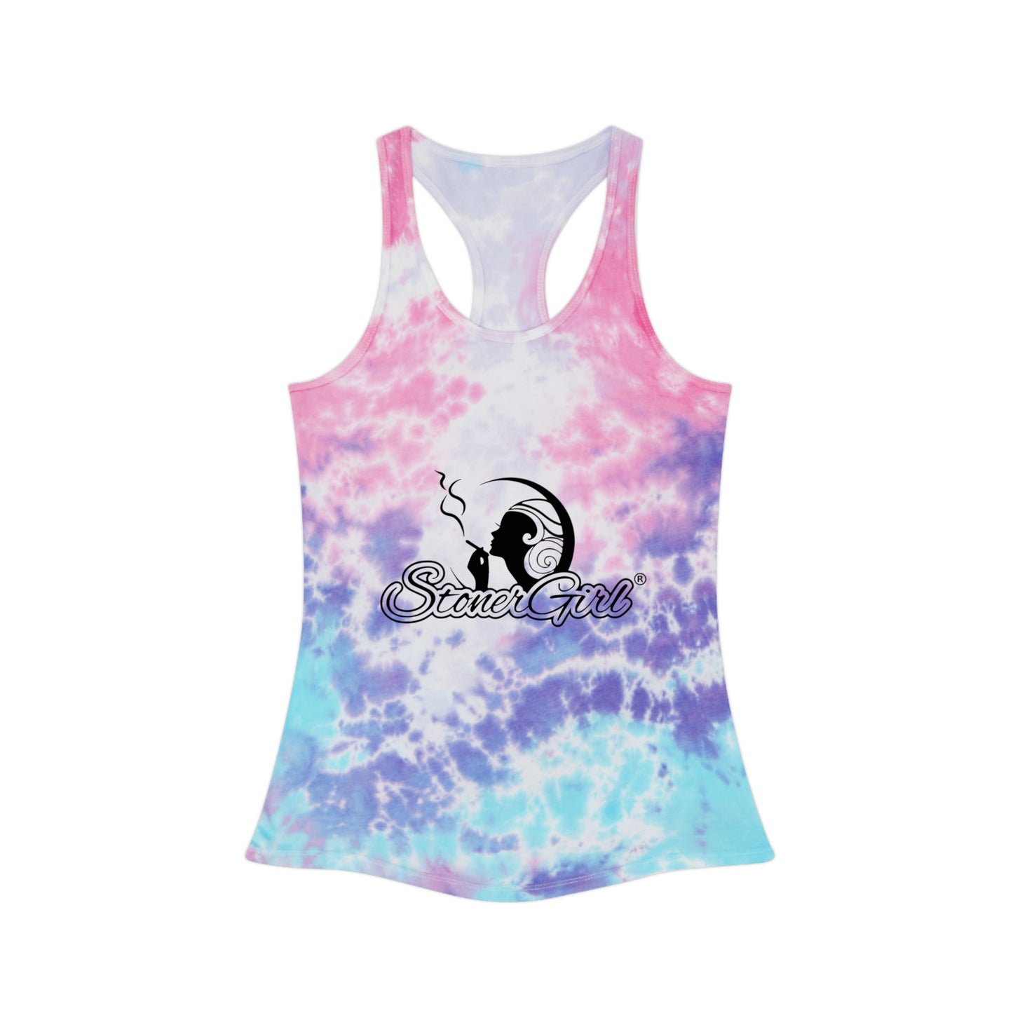 Stoner Girl Tie Dye Racerback Tank Top