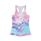 Stoner Girl Tie Dye Racerback Tank Top