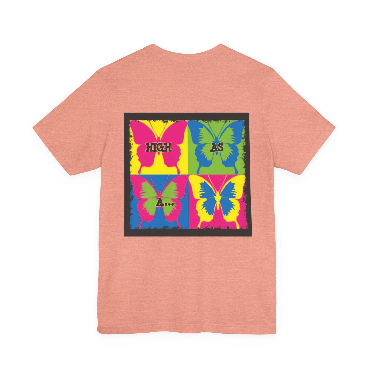 Stoner Girl  Pop Art T-Shirt — "High As Butterflies" Graphic Tee