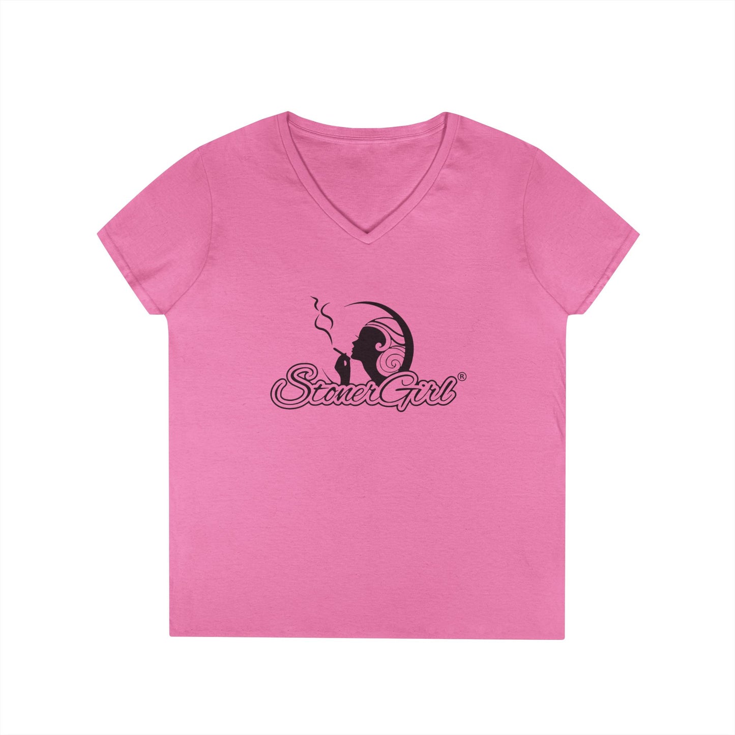 Stoner Girl V-Neck T-Shirt