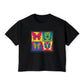 Retro Pop Art Butterfly Boxy Tee — High As Sky Graphic