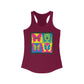 Authentic Stoner Girl® - A Colorful High as a Butterfly Racerback Tank for Women