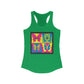 Authentic Stoner Girl® - A Colorful High as a Butterfly Racerback Tank for Women