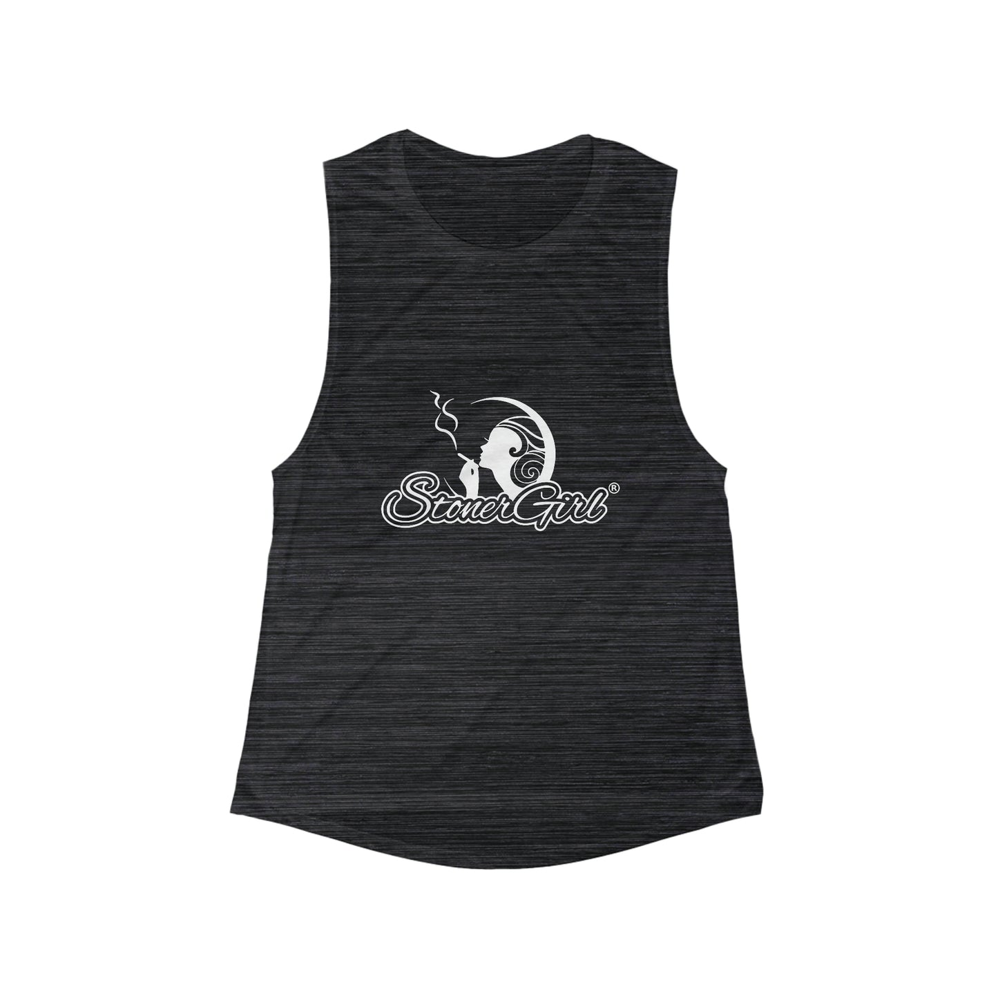 Stoner Girl Flowy Scoop Muscle Tank