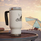 Stoner Girl® Stainless Steel Travel Mug with Handle, 14oz