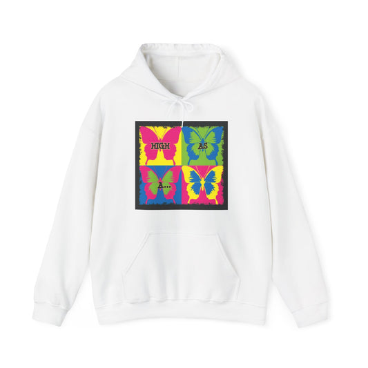Classic Stoner Girl® High as a Butterfly Hooded Sweatshirt