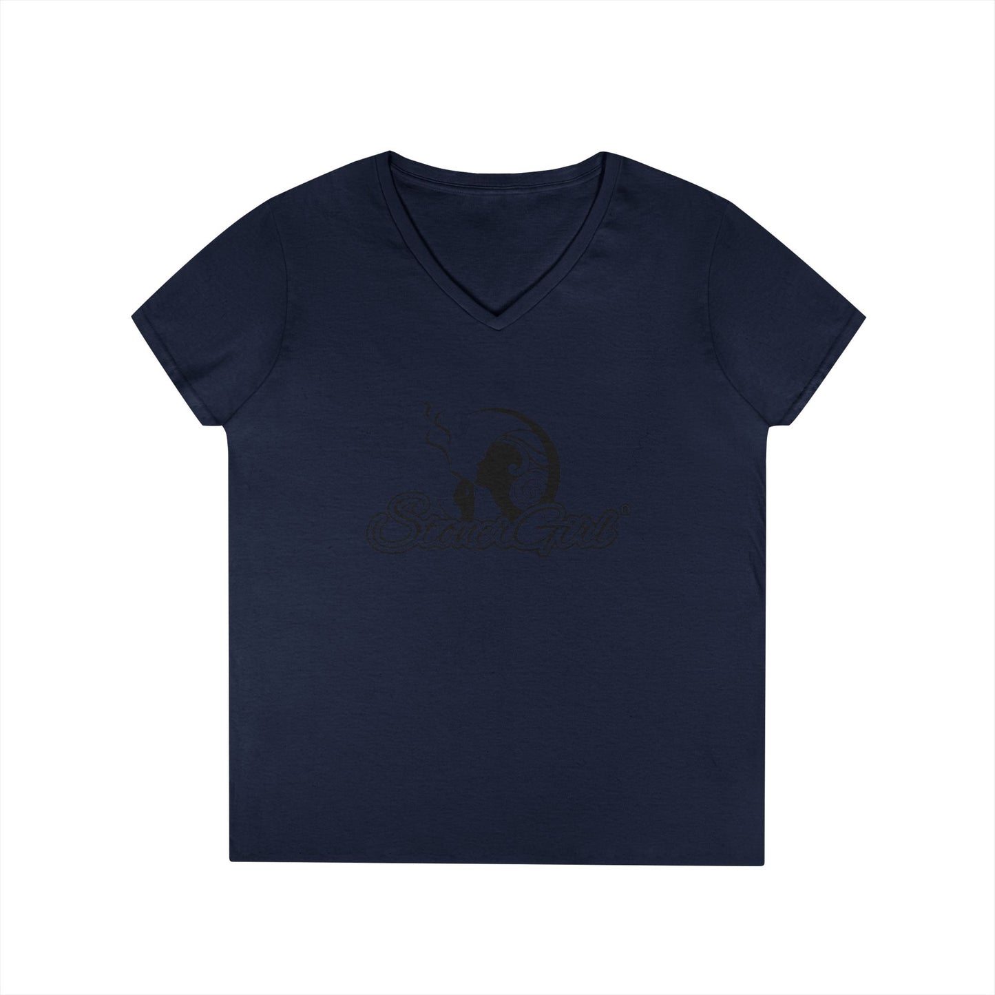 Stoner Girl V-Neck T-Shirt