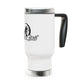 Stoner Girl® Stainless Steel Travel Mug with Handle, 14oz