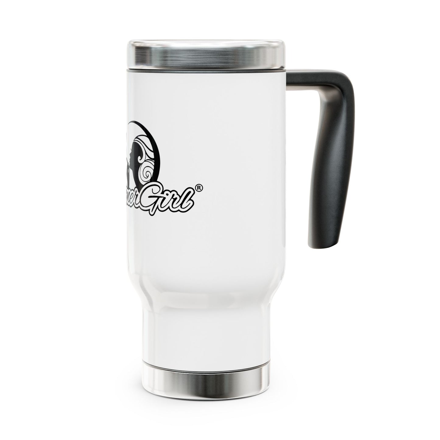 Stoner Girl® Stainless Steel Travel Mug with Handle, 14oz