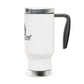 Stoner Girl® Stainless Steel Travel Mug with Handle, 14oz