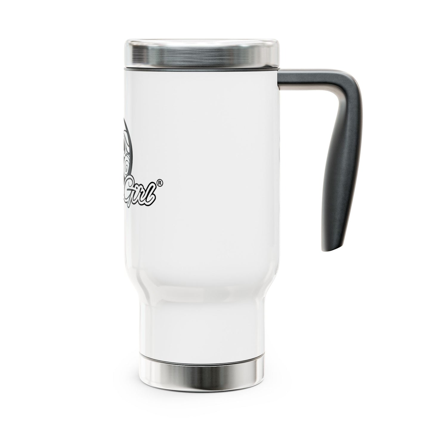 Stoner Girl® Stainless Steel Travel Mug with Handle, 14oz