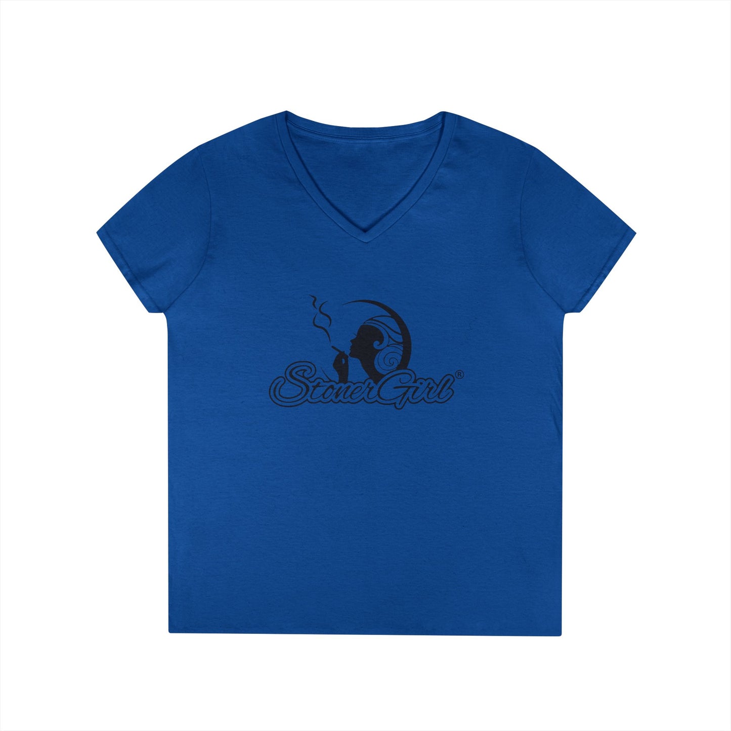 Stoner Girl V-Neck T-Shirt
