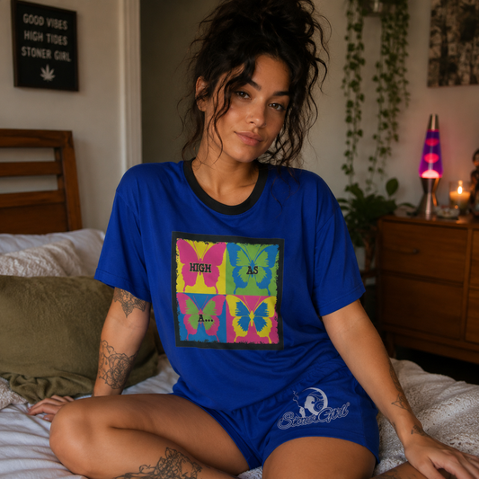 Stoner Girl®  Women's Short Pajama Set (AOP)