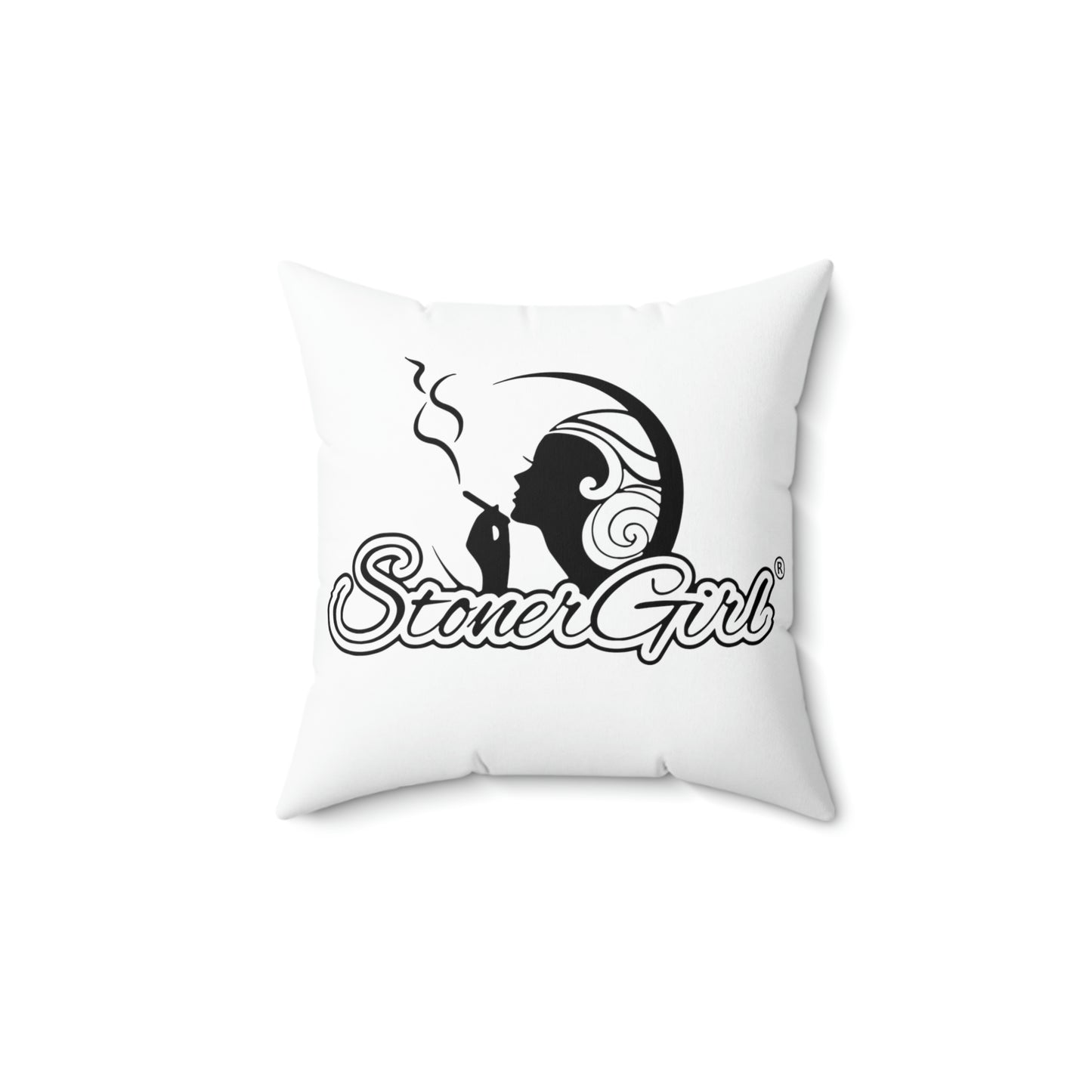 Classic Stoner®/High as a Butterfly Polyester Square Pillow