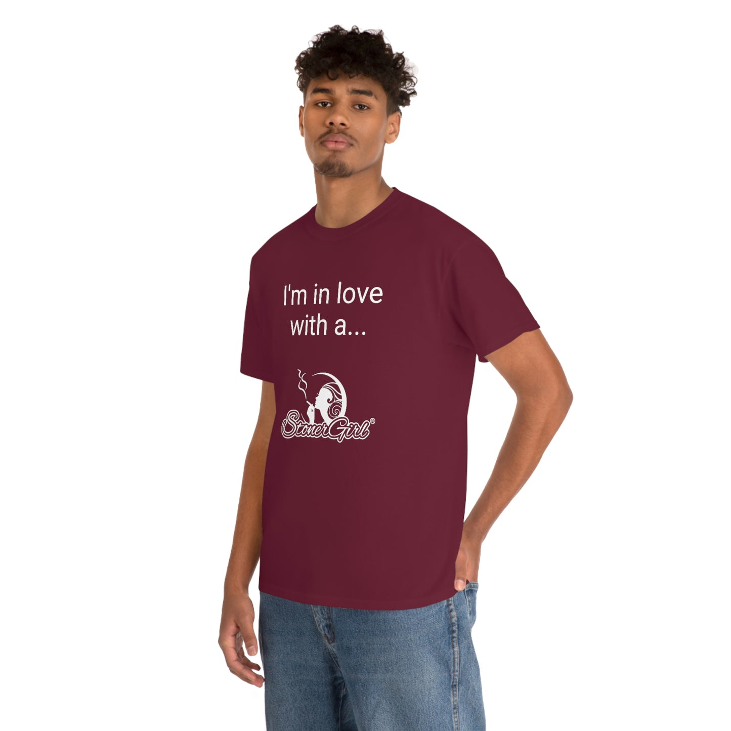 Mens I love a Stoner Girl®  Heavy Cotton Tee