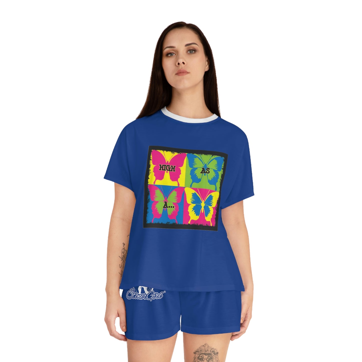 Stoner Girl®  Women's Short Pajama Set (AOP)
