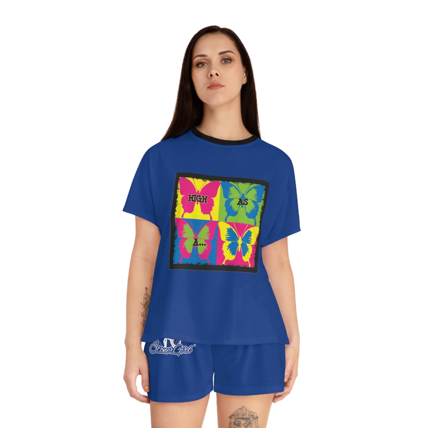 Stoner Girl®  Women's Short Pajama Set (AOP)