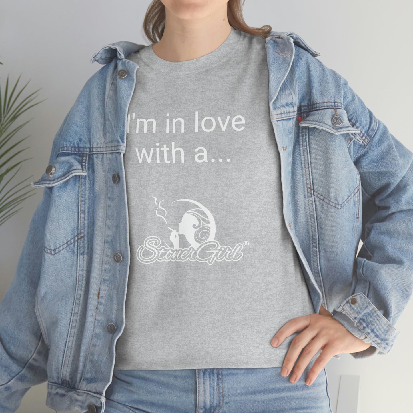 Mens I love a Stoner Girl®  Heavy Cotton Tee