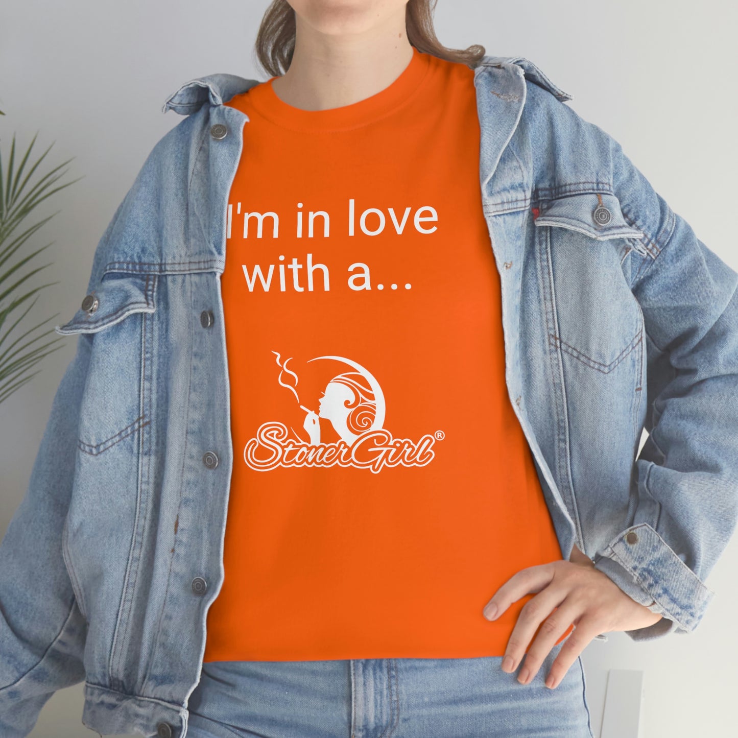 Mens I love a Stoner Girl®  Heavy Cotton Tee