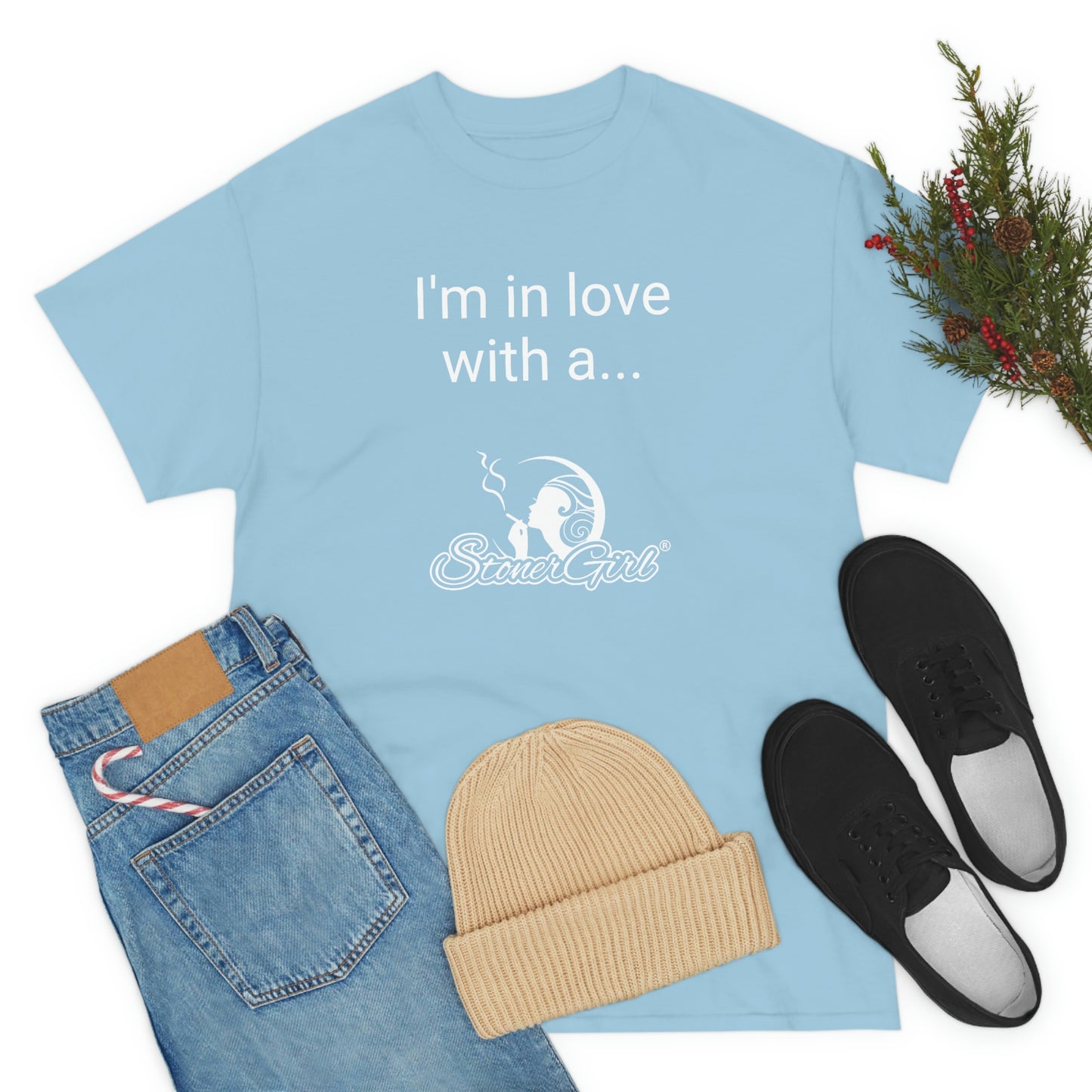 Mens I love a Stoner Girl®  Heavy Cotton Tee