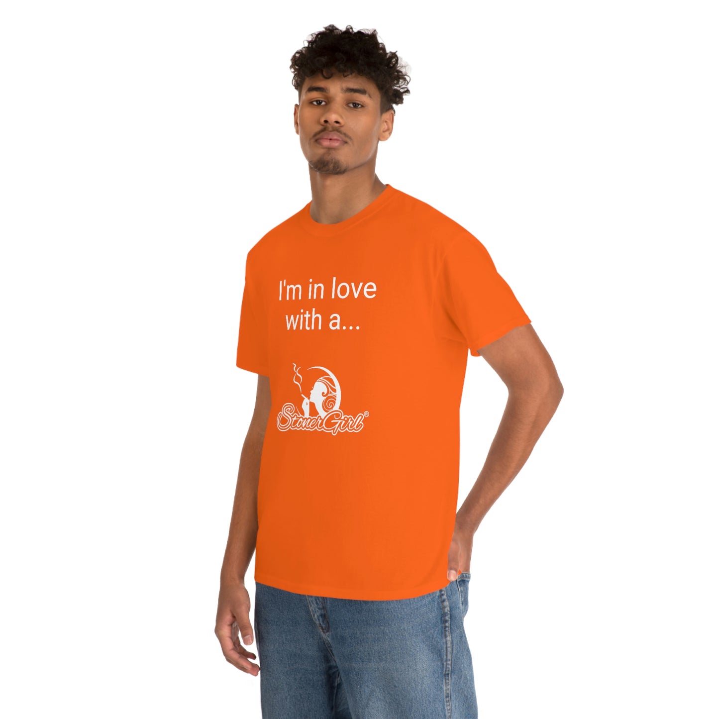 Mens I love a Stoner Girl®  Heavy Cotton Tee